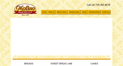 Desktop Screenshot of molinobakery.com